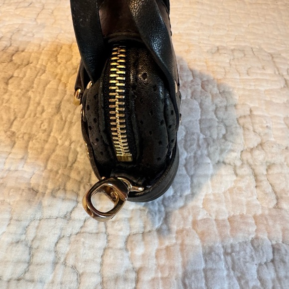 Jimmy Choo Black Mini Bag with Gold Accents - Picture 4 of 17